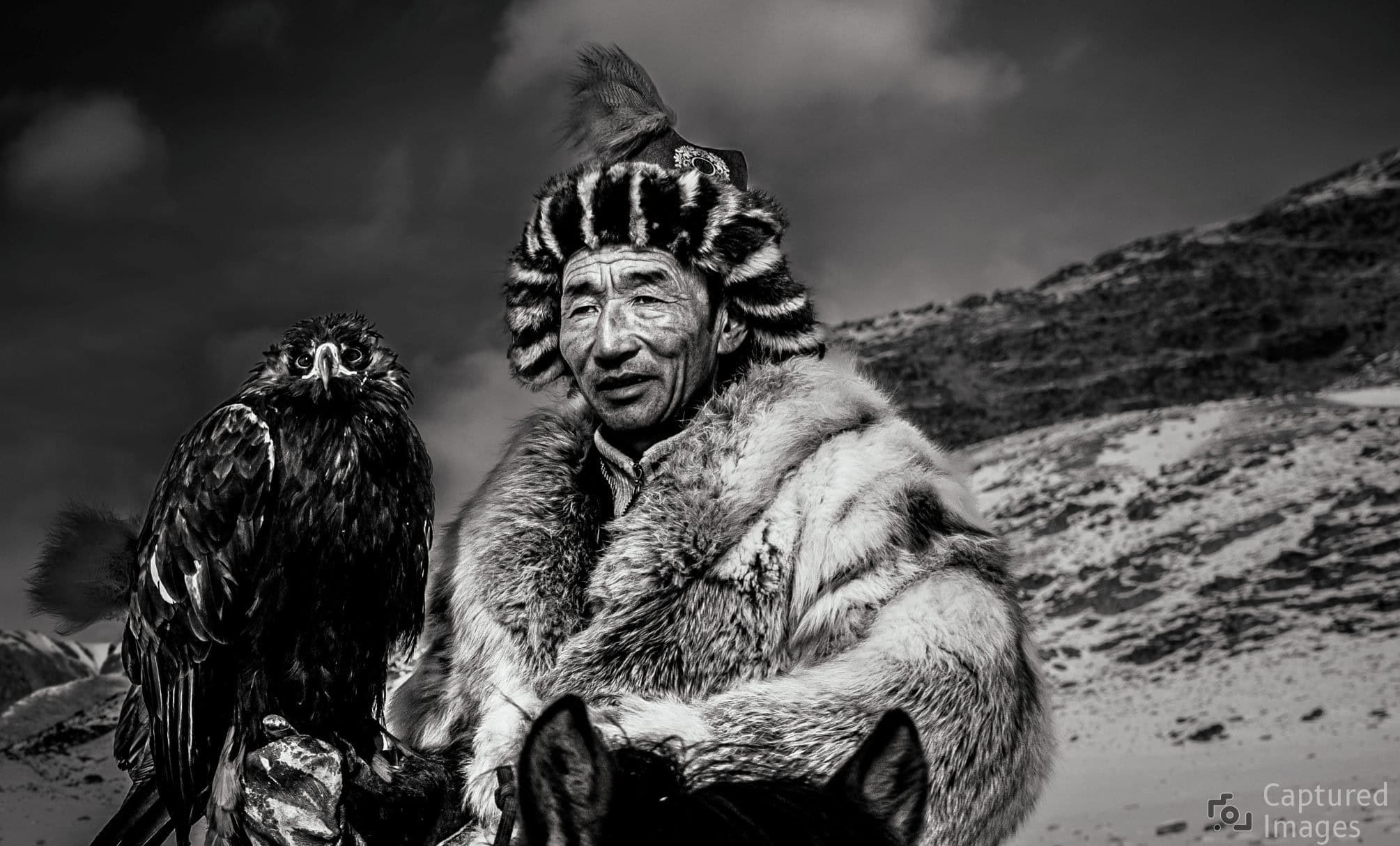 A Proud Kasakh Eagle Hunter