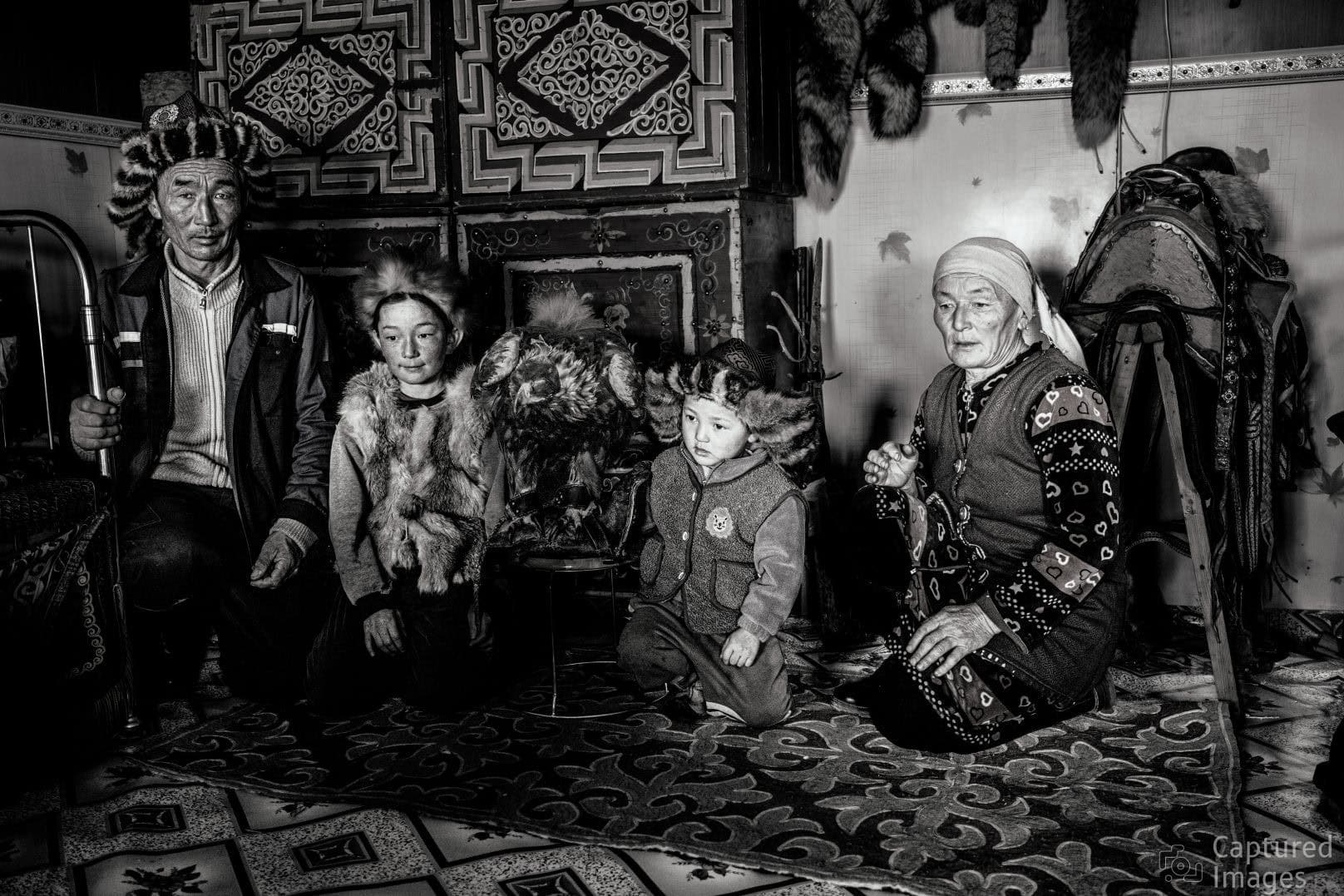 A Beautiful Kasakh Family
