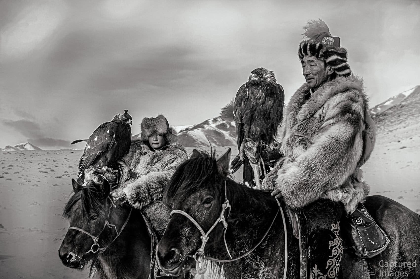 Riding Proud with his Daughter